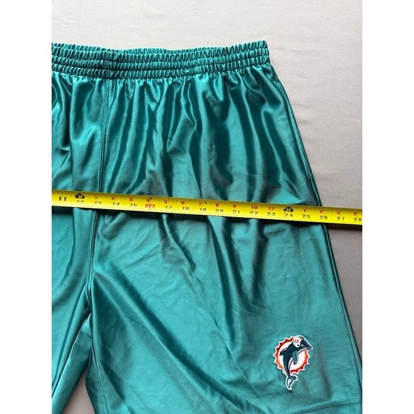 Vtg 90s 2000s Miami Dolphins NFL Shorts Men Large Green VF Imagewear  Polyester - Picture 6 of 14